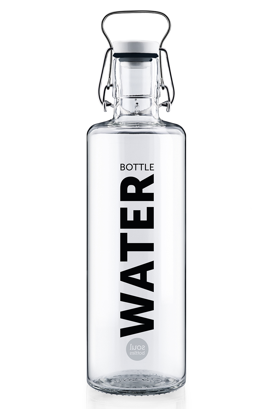 1l Glasflasche water bottle