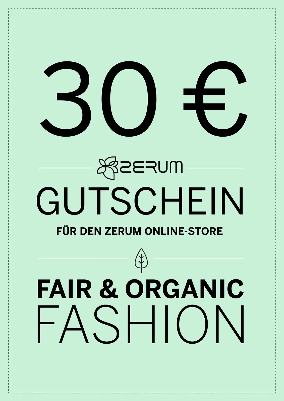 30€ Gutschein - Online