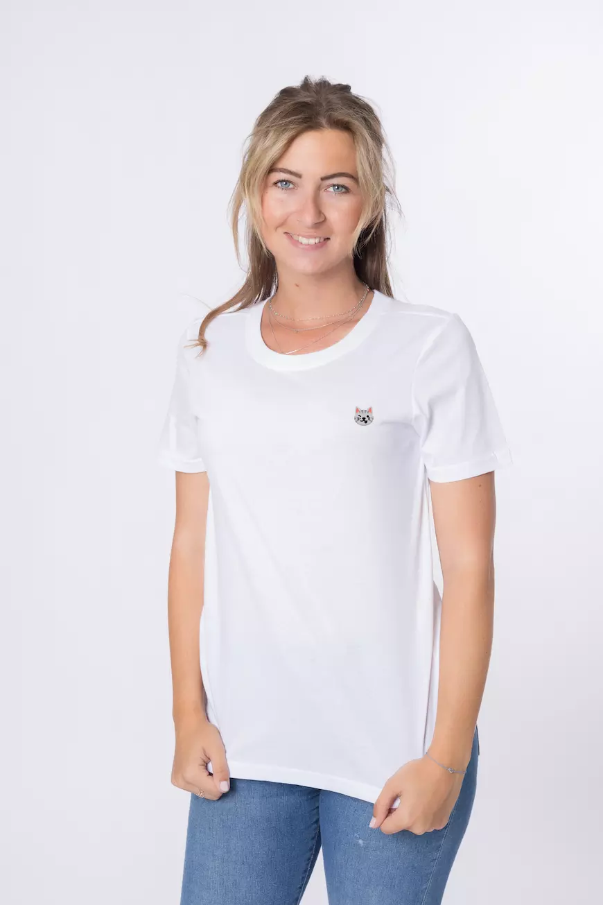 T-Shirt Agnes Cat frech white