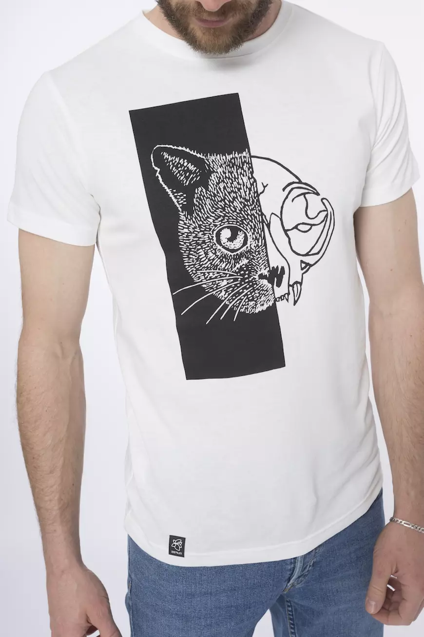 T-Shirt Basic Schrödingers Katze