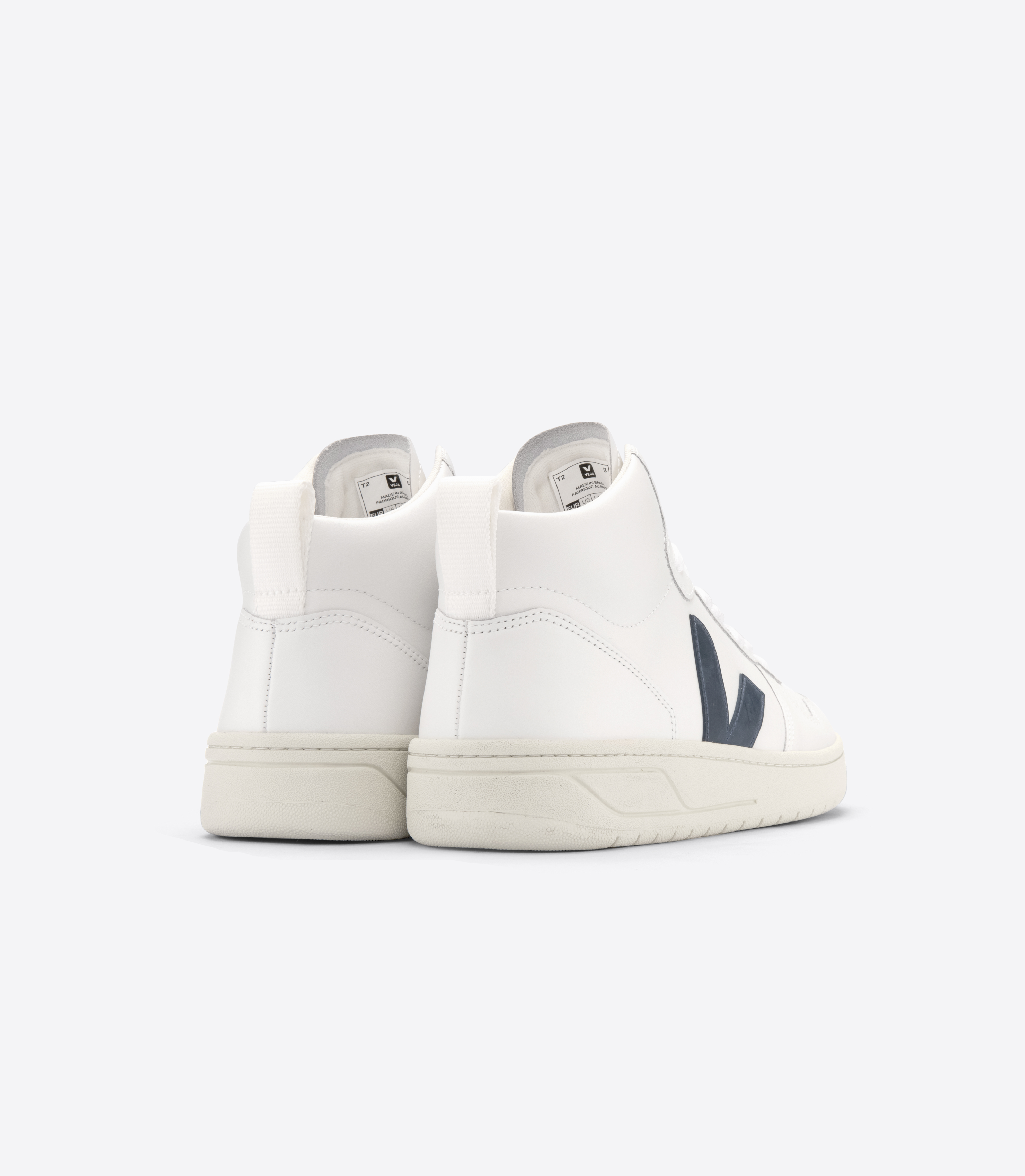 HIGH TOP SNEAKER V-15 LEATHER EXTRA WHITE NAUTICO M