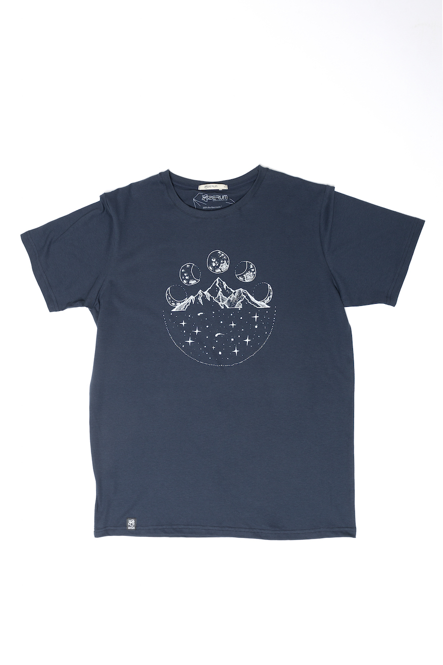 T-Shirt Basic Mountain Moon