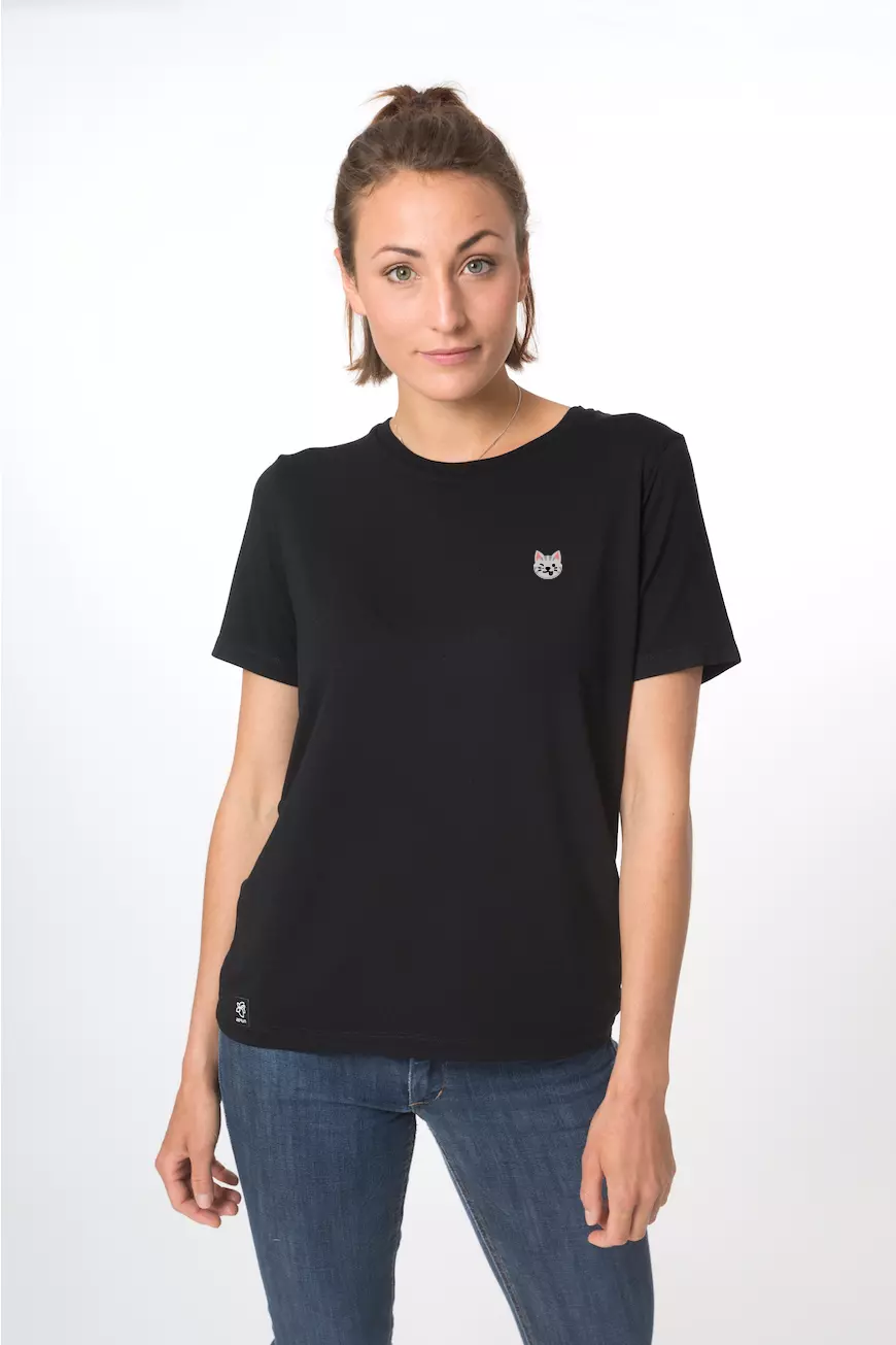 T-Shirt Agnes Cat frech black